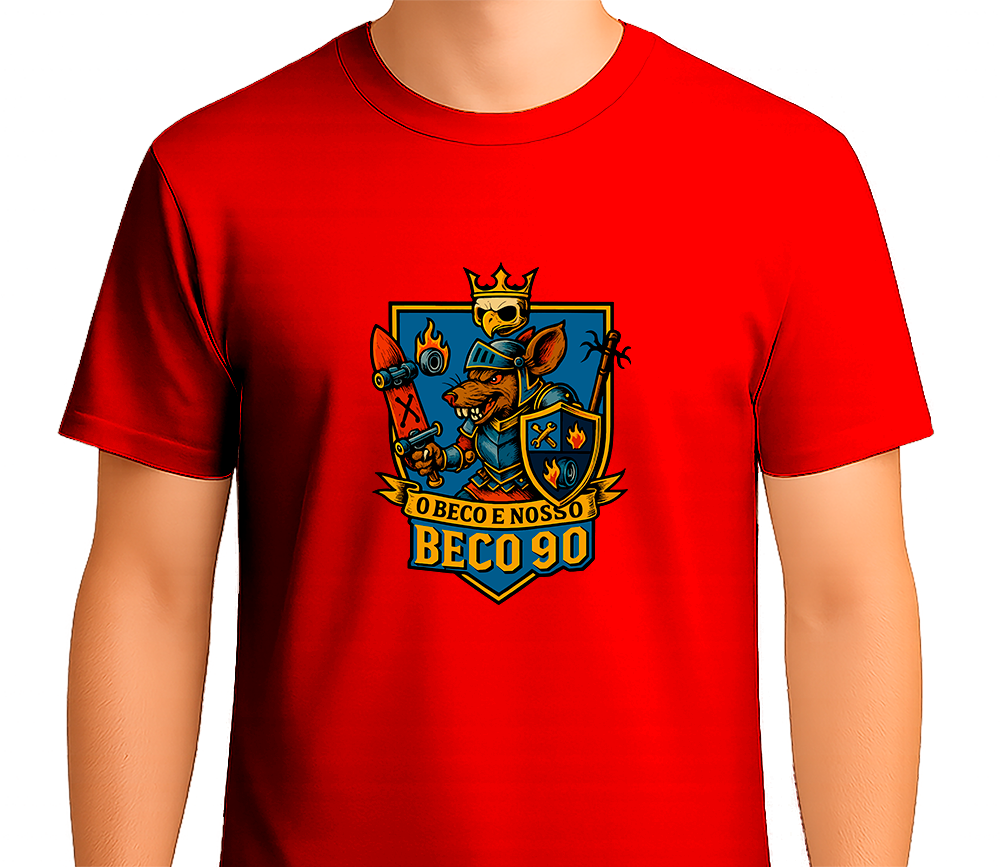 Camiseta "O Beco é Nosso"